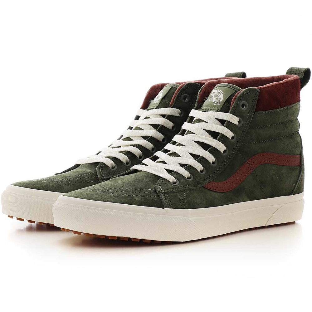 Vans Sk8-Hi MTE shoes Brow/Green/Cream
